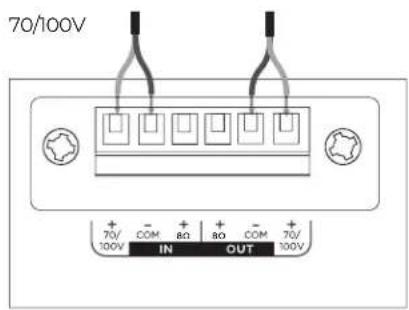 BOSE DesignMax DM6PE - Connection Diagrams - 1