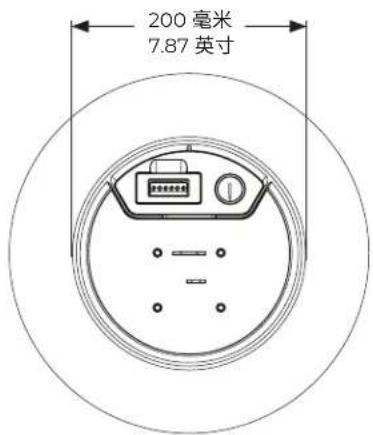 BOSE DesignMax DM6PE - 产品尺寸 - 3