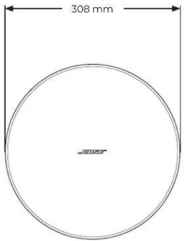 BOSE DesignMax DM6PE - Dimensioni del prodotto - 1