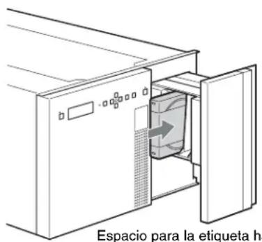 SONY ODS-L100E - Importación y exportación de un cartucho - 1