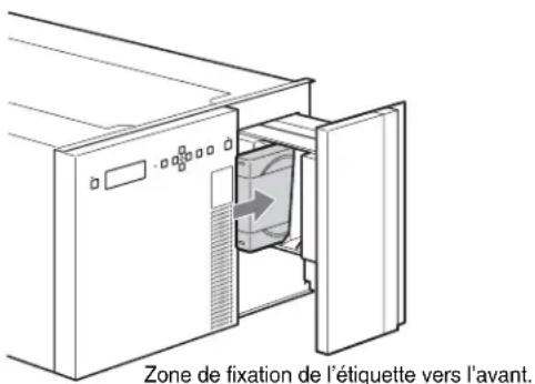 SONY ODS-L100E - Importation et exportation d'une cartouche - 1