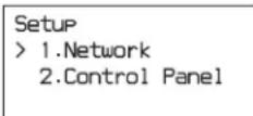 SONY ODS-L60E - Move the cursor (>) using the ↑ and ↓ buttons and select [Setup], and then press the ENTER button. - 1