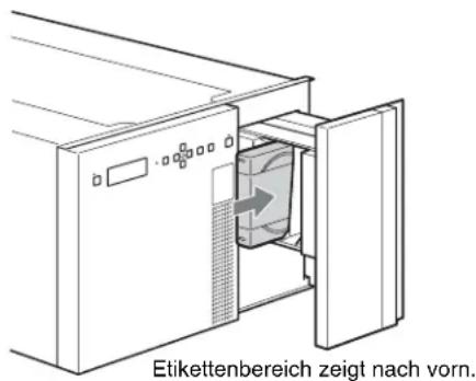 SONY ODS-L60E - Importieren und Exportieren einer Kassette - 1