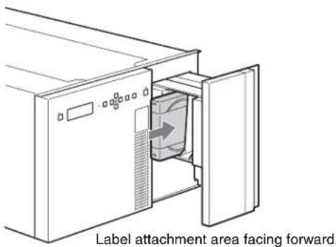 SONY ODS-L60E - Importing and Exporting a Cartridge - 1