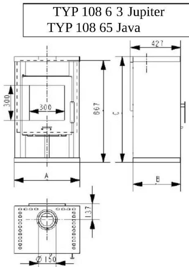 Wamsler Linz - Disegni dimensionali e dati - 1