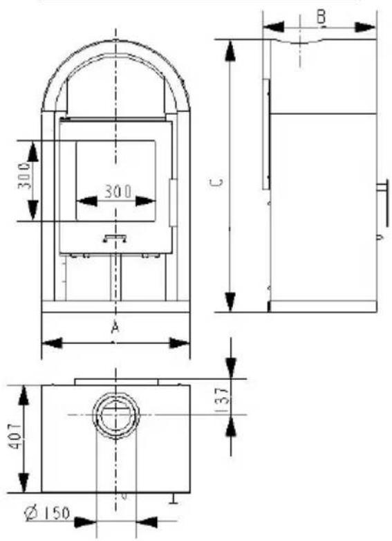 Wamsler Linz - Méretrajz - 3
