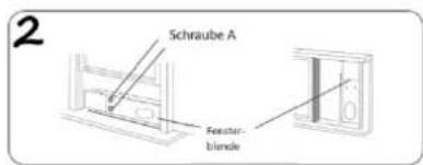 2 Schraube A Fenster- blinde