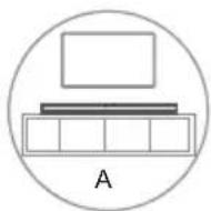 SHARP TH-SBW182 - Platzierung und Befestigung - 1