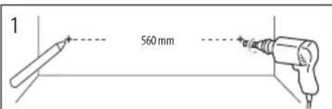 1 560 mm