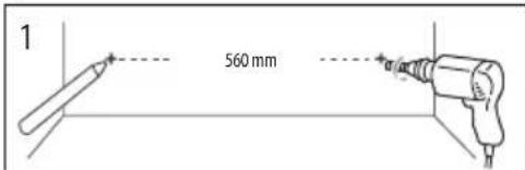 1 560 mm