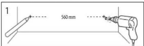 1 560 mm