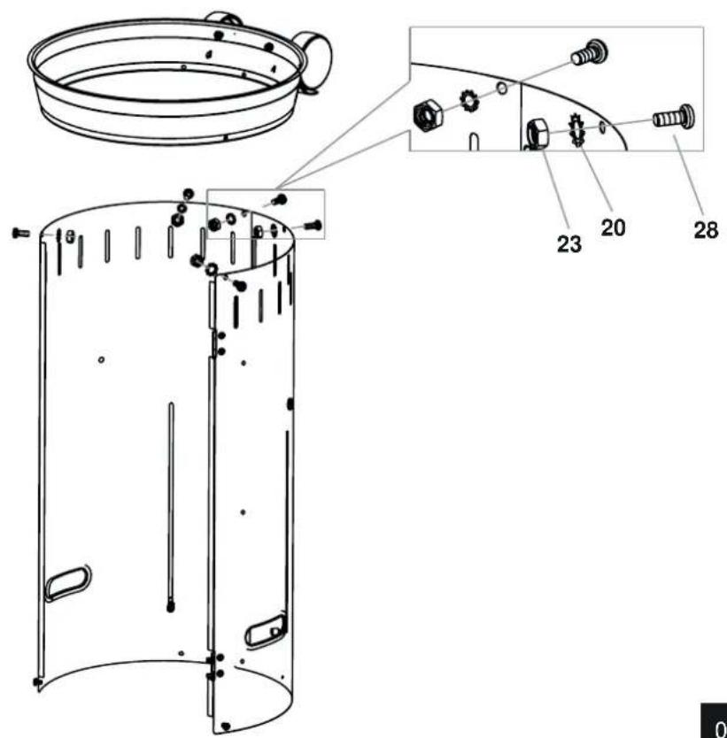 Enders Polo 2.0 - JEDNOTLIVÉ MONTÁŽNÍ KROKY/AUFBAUSCHRITTE/ LES DIFFÉRENTES ÉTAPES DU MONTAGE/CONSTRUCTION STEPS/KORACI SASTAVLJANJA - 13