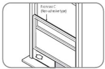 Foam seal C (Non-adhesive type)