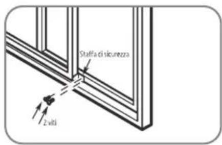 Staffa di sicurezza 2 viti