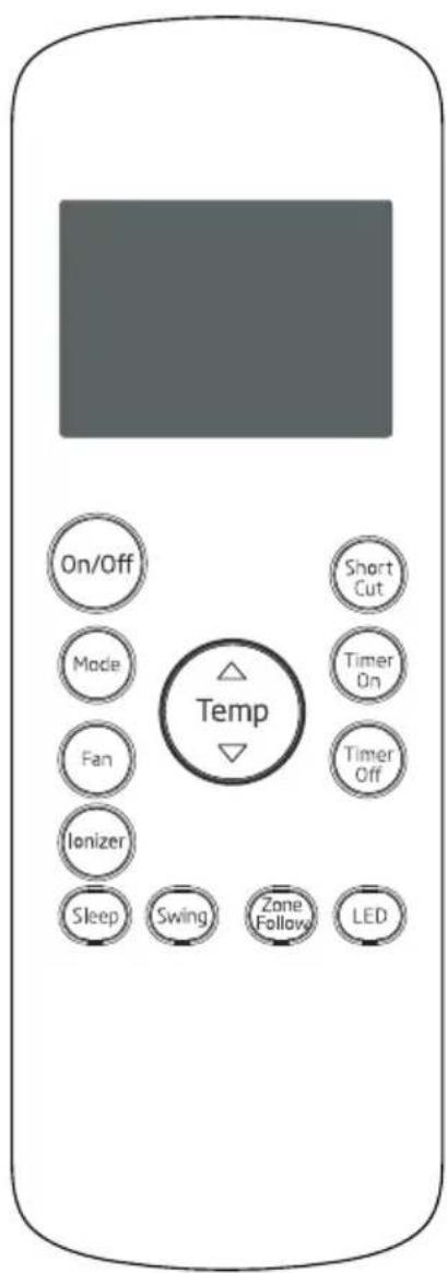 BEKO BA310AC - Spécifications de la télécommande - 1