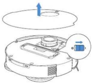 ECOVACS Deebot T20 Omni - Schalte das Gerät durch Umlegen des Ein-/Ausschalters ein. - 1
