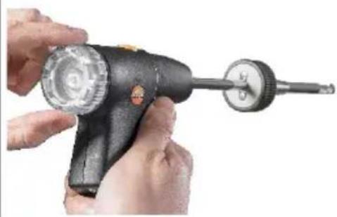 Testo 300 - Remplacement du filtre à particules - 5