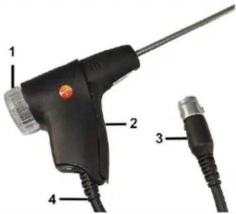 Testo 300 - Sonde de combustion compacte - 1