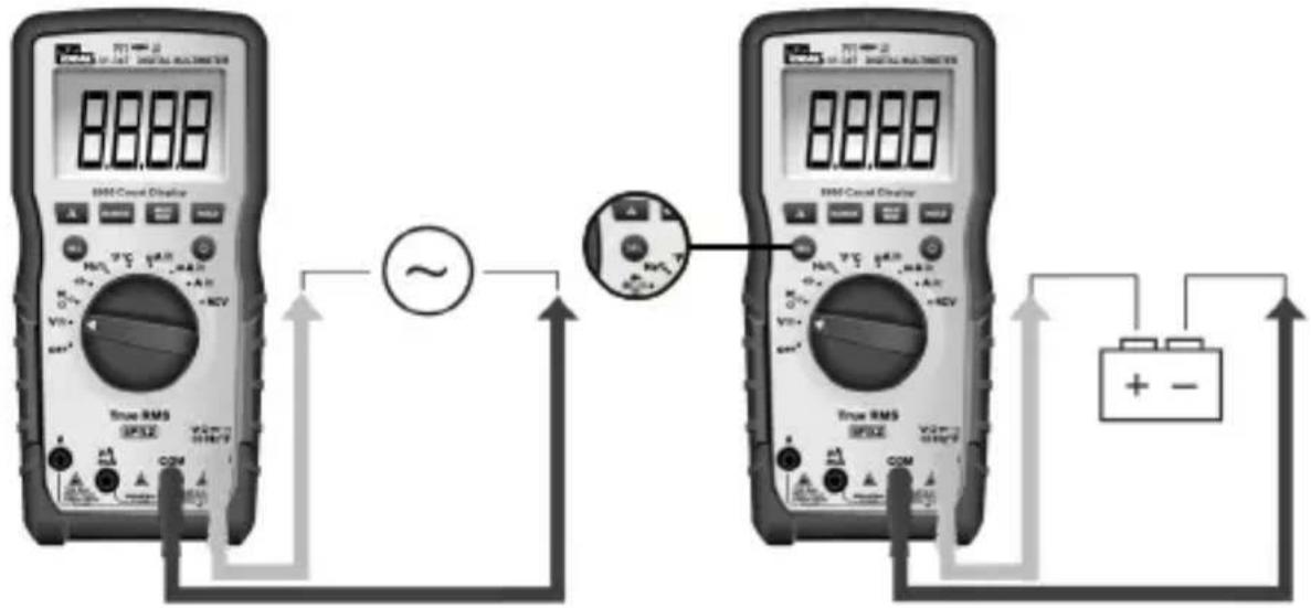IDEAL 61-357 - Mesure CA ( ) ou CC ( ·s ) Tension - 1