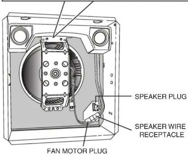 SPEAKER PLUG SPEAKER WIRE RECEPTACLE FAN MOTOR PLUG
