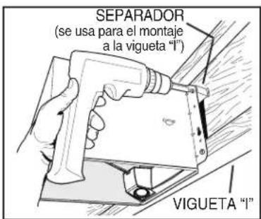 SEPARADOR (se usa para el montaje a la vigueta "I") VIGUETA "I"
