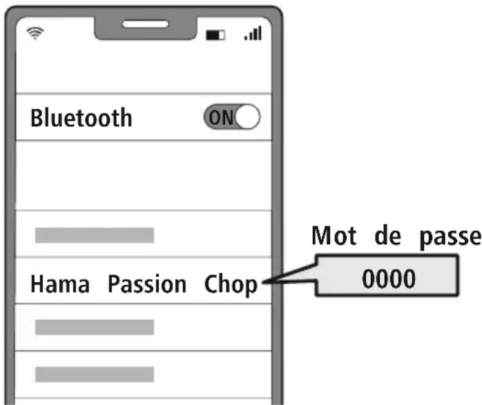HAMA Passion Chop 00184090 - Recherchez les écouteurs avec votre appareil (uniquement nécessaire lors de la première connexion) - 1