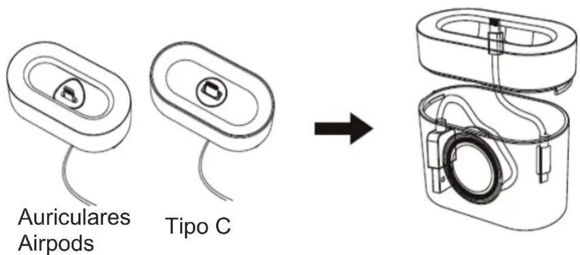 THOMSON TH387841 - Instrucciones para la instalación de la carcasa para la carga inalámbrica de auriculares - 1