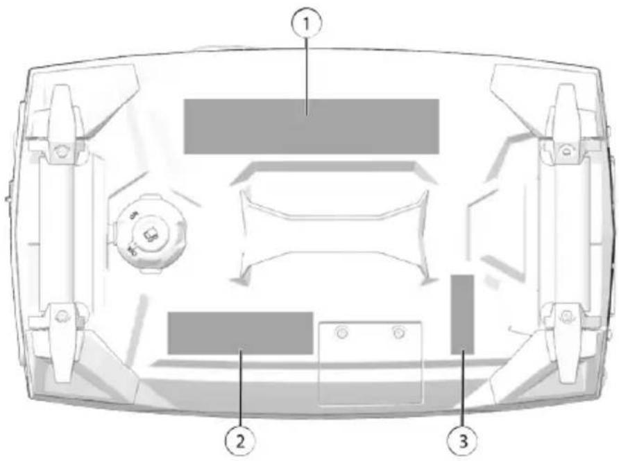 POLARIS P2500iEBT (2022) - ÉTIQUETTES DE SÉCURITÉ ET LEURS EMPLACEMENTS - 1