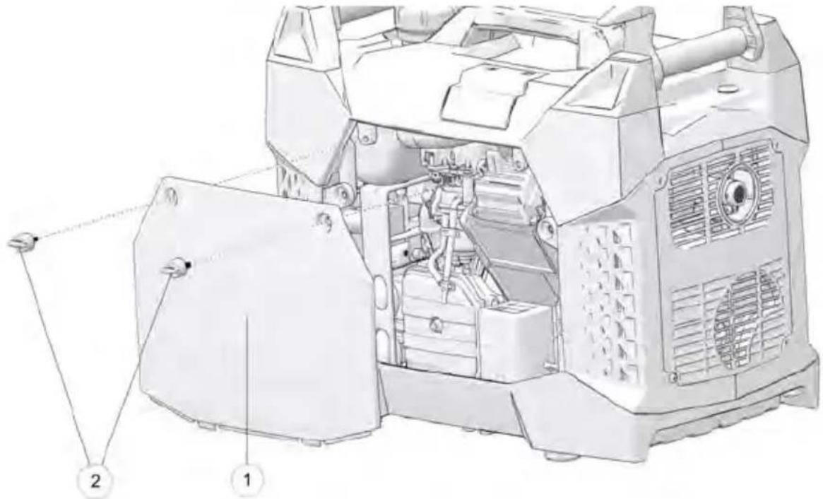 POLARIS P2500iEBT (2022) - REMOVING THE MAINTENANCE COVER - 1