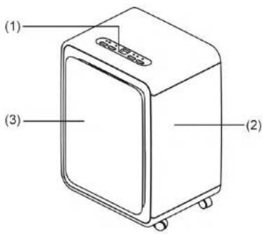 HAIER DE13C - 外观各部件名称说明 - 1