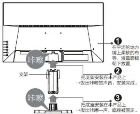 HAIER HT-E27T2F2 - 底座安装与卸载 - 1