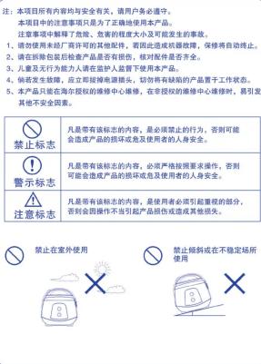 HAIER HRC-FJ2052A - 注意事项 - 1