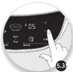 MOULINEX MG501N10 - Manueller Modus (9) - 7