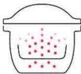 MOULINEX CE912411 - The various cooking modes: - 2