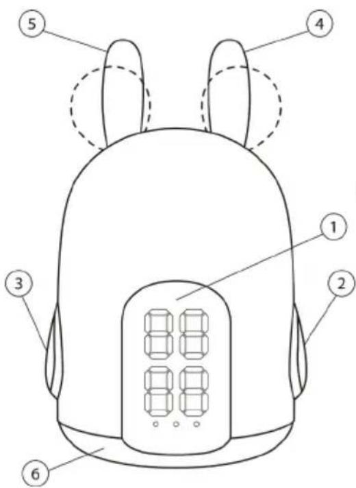 BIGBEN RKIDSCAT - Descrizione dei componenti - 1
