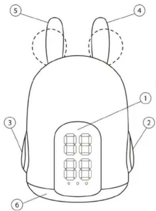 BIGBEN RKIDSCAT - Descrição das peças - 1