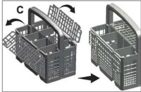 THOMSON TDW4714WH - Cutlery basket - 2