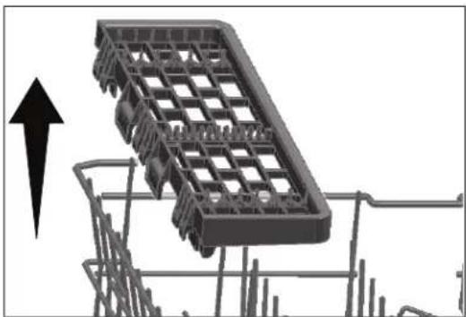 THOMSON TDW4714WH - Upper basket multipurpose service rack - 2