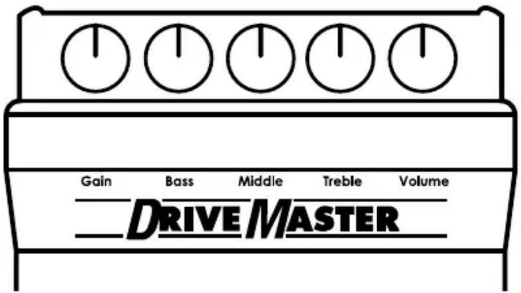 MARSHALL DriveMaster - BEDIENELEMENTE - 1
