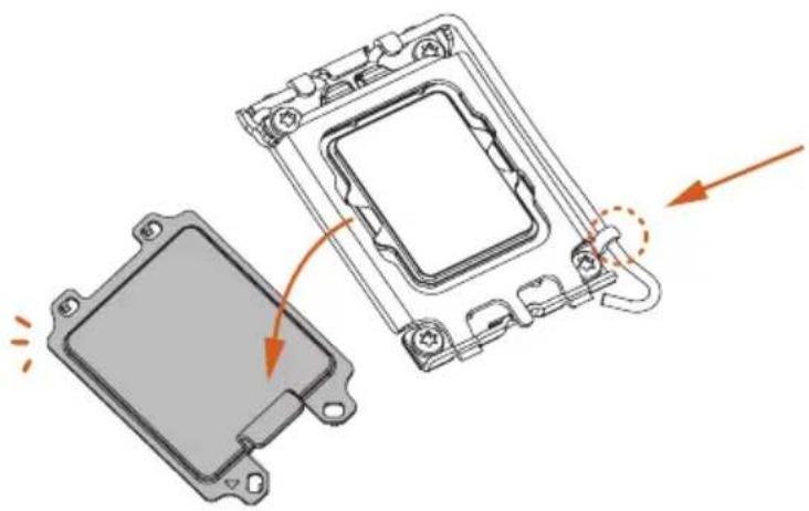 ASROCK B660M-HDVP/D5 - Installing the CPU - 8