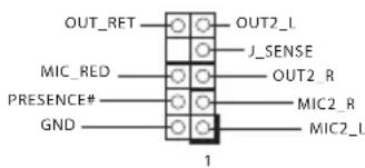 ASROCK B660M-HDVP/D5 - Front Panel Audio Header - 1