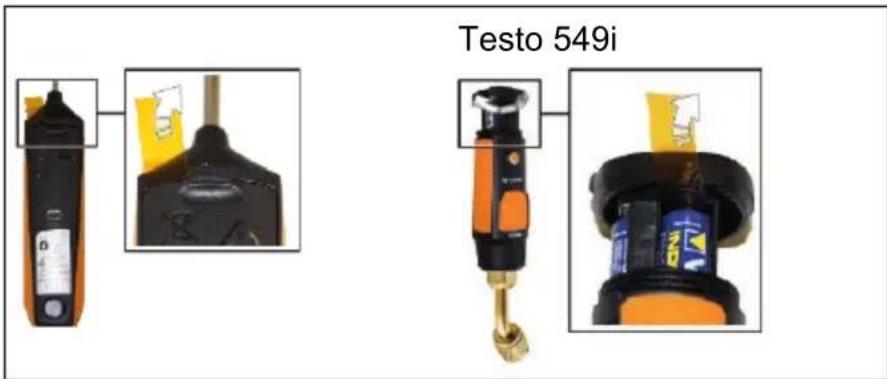 Testo 905i - Switching on - 1