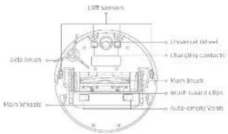 LIFT sensors Universal Wheel Charging Contacts Main Brush Brush Guard Clips Main Wheels Auto-empty Voids