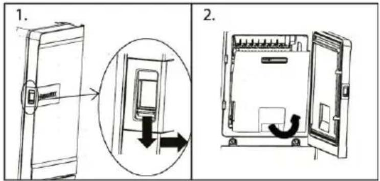 HAIER HFW7918EIMB - Ta bort/sätta tillbaka facket för isförvaring - 1