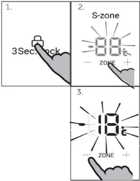1. 3Sec:ock 2. S-zone ZONE + 3. 18 ZONE +
