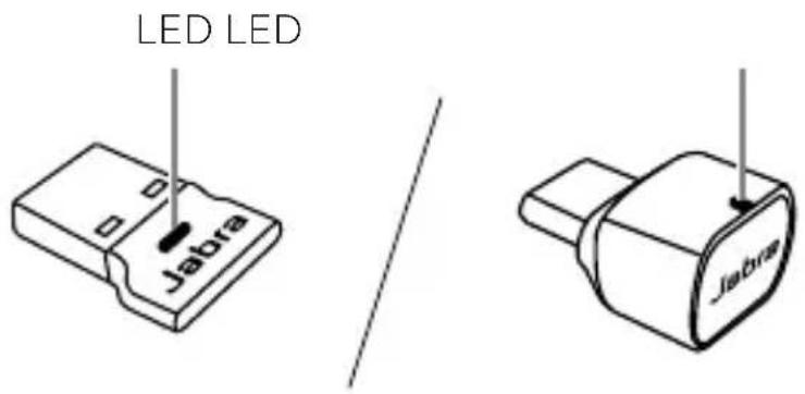 JABRA Evolve2 65 Flex - Signification des LED - 8