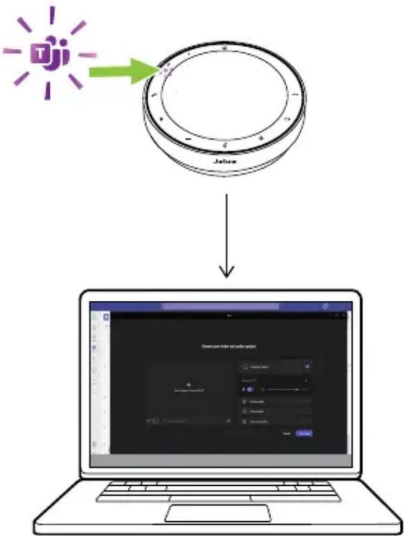 JABRA Speak2 75 - Rejoindre une réunion Microsoft Teams - 1