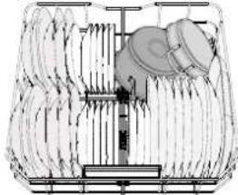 WHIRLPOOL W7F HS41 X - ONDERSTE REK - 1