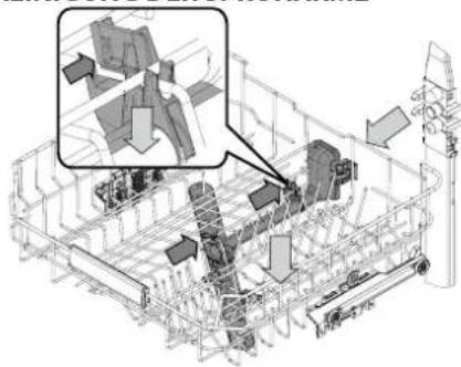 WHIRLPOOL W7F HS41 X - Der Geschirrspüler darf nie ohne Filtersiebe oder mit ausgehängten Filtern in Betrieb genommen werden. - 3