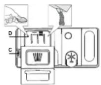 WHIRLPOOL W7F HS41 X - DOPLNĚNÍ DÁVKOVAČE MYCÍHO PROSTŘEDKU - 1